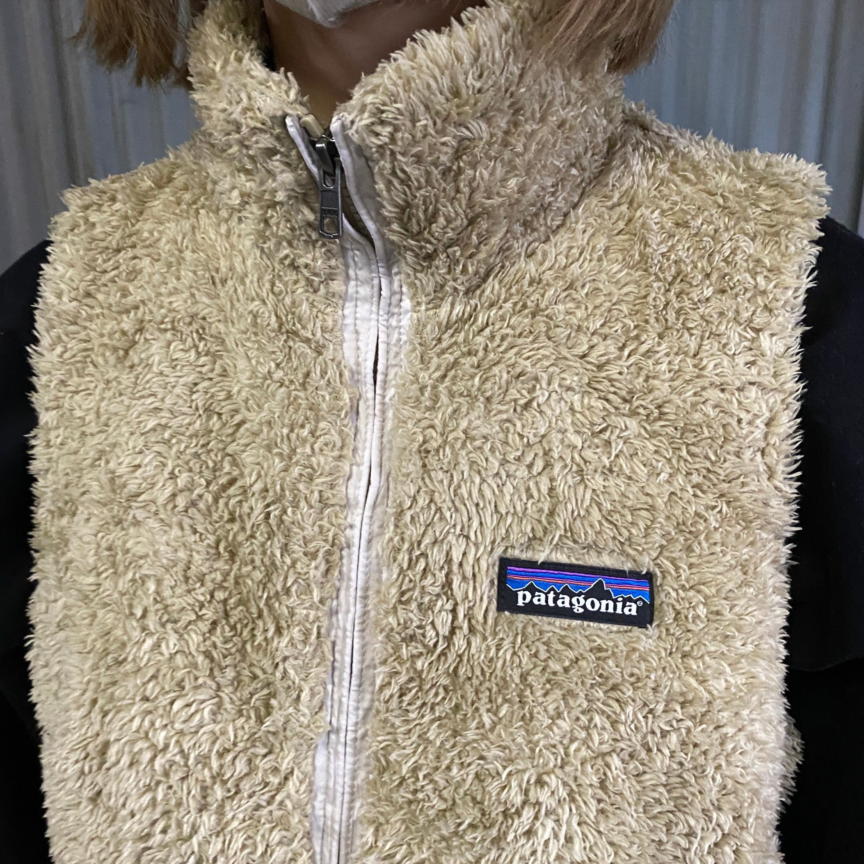 美品 Patagonia ロスガトス フリース ベスト レディース L ベージュ ☆patagonia☆パタゴニア☆ロスガトスベスト☆フリースベスト☆ボア