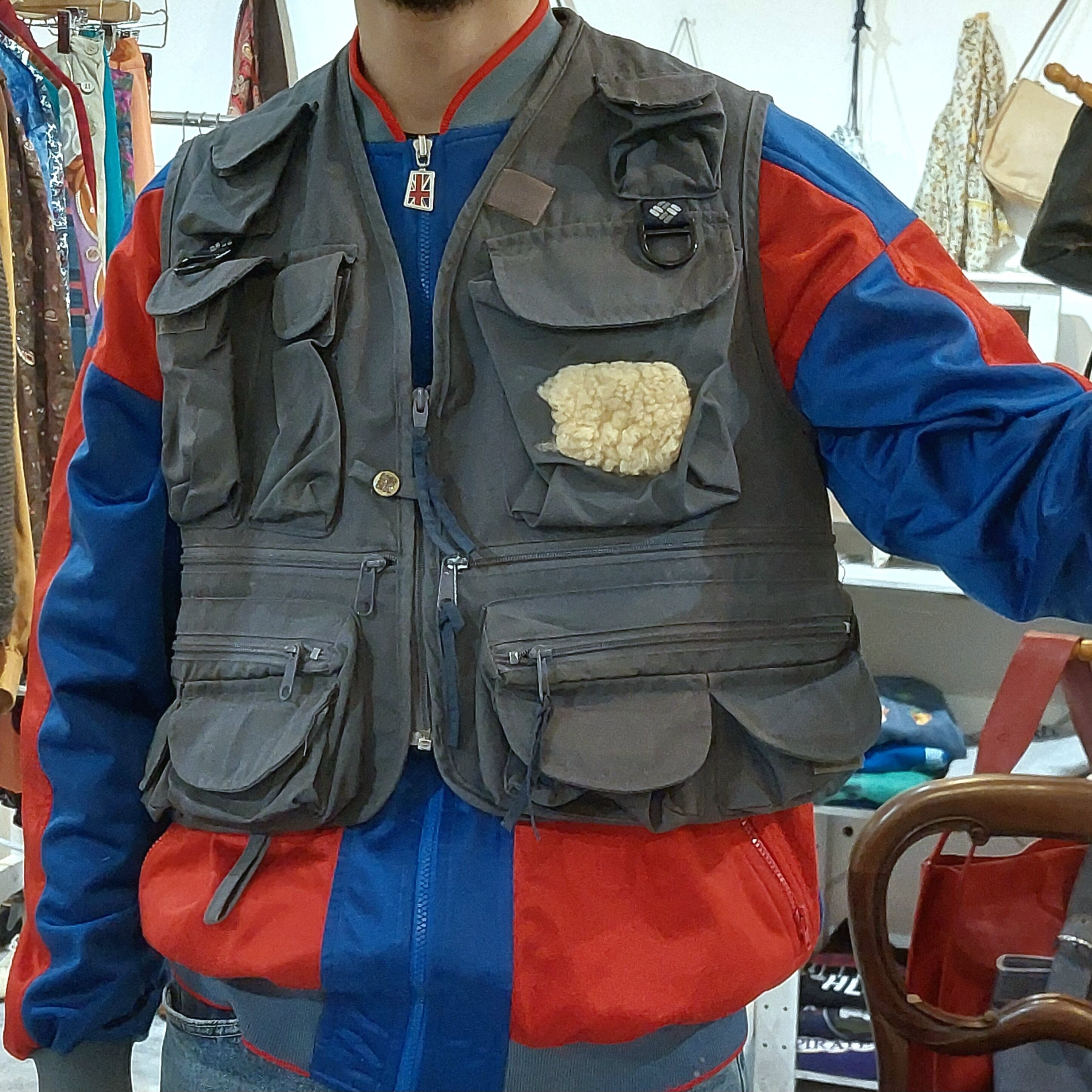 80s Columbia Fishing vest [fa-774] コロンビアフィッシングベスト