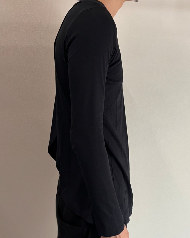 【MM6 Maison Margiela】wide u-neck basic top