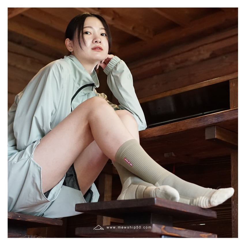 M.R socks <O.Green×L.Beige×R.Orange> - 画像3