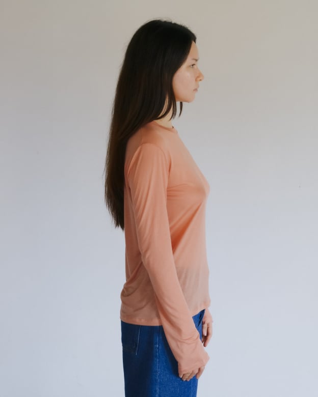 Baserange (ベースレンジ) BAMBOO LYOCELL LONG SLEEVE TEE