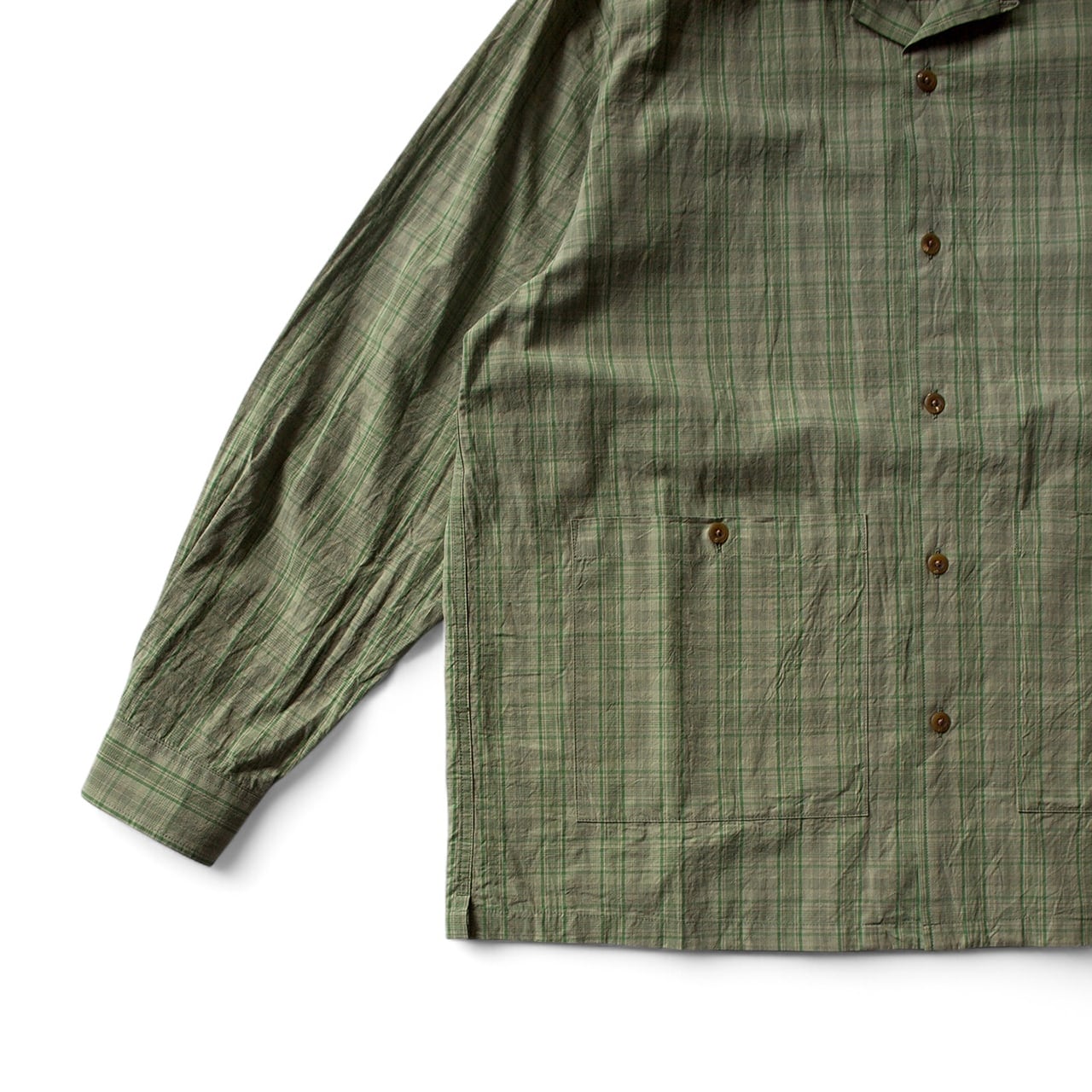 PWA, LINEN MIX O/C SHIRT | not wonder store