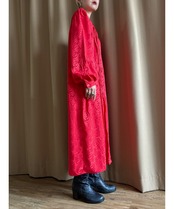 nilani bright red color import dress-4377-10