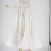社交ダンス 衣装 スタンダード スカート パニエ ペチコート レッスンウェア レディース ホワイト系 ピンク系 無地 白 シンプル ボリューム ダンス用品 ペチスカート ボリュームスカート 2色 ふんわり フレア 裾フリル チュール風 透け感 重ね着 下地 透け防止 ウエストゴム ストレッチ 伸びる 練習用 レッスン用 きれいめ 無地シンプル 春夏 ホワイトピンク ピンク 淡色 ガーリー コーデ 取り外しなし フリルスカート