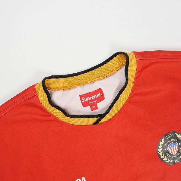SUPREME サッカーシャツ 赤 SUPREME サッカーシャツ 赤 | ヤマダウェブコム