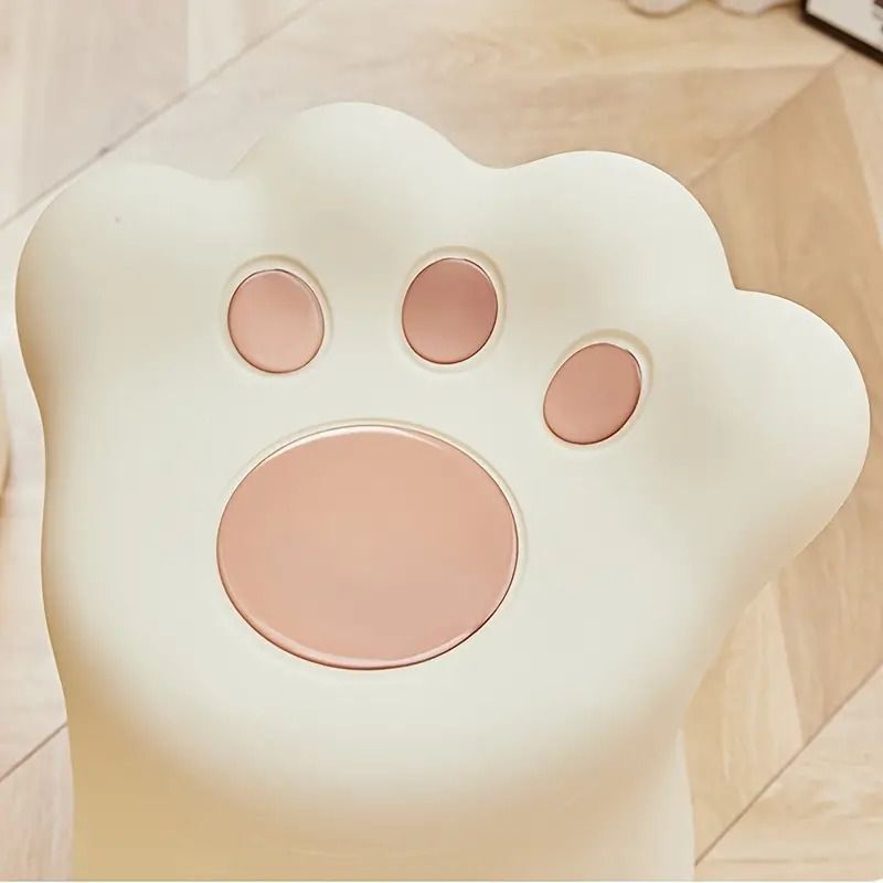 スツール 猫 肉球形 コンパクト 軽量 かわいい おしゃれ ユニーク ホワイト スツール 猫 肉球形 コンパクト 軽量 かわいい おしゃれ ユニーク