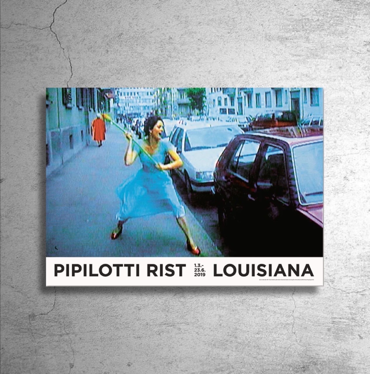 現代美術家『ピピロッティ・リスト』デンマーク現代美術館制作ポスター