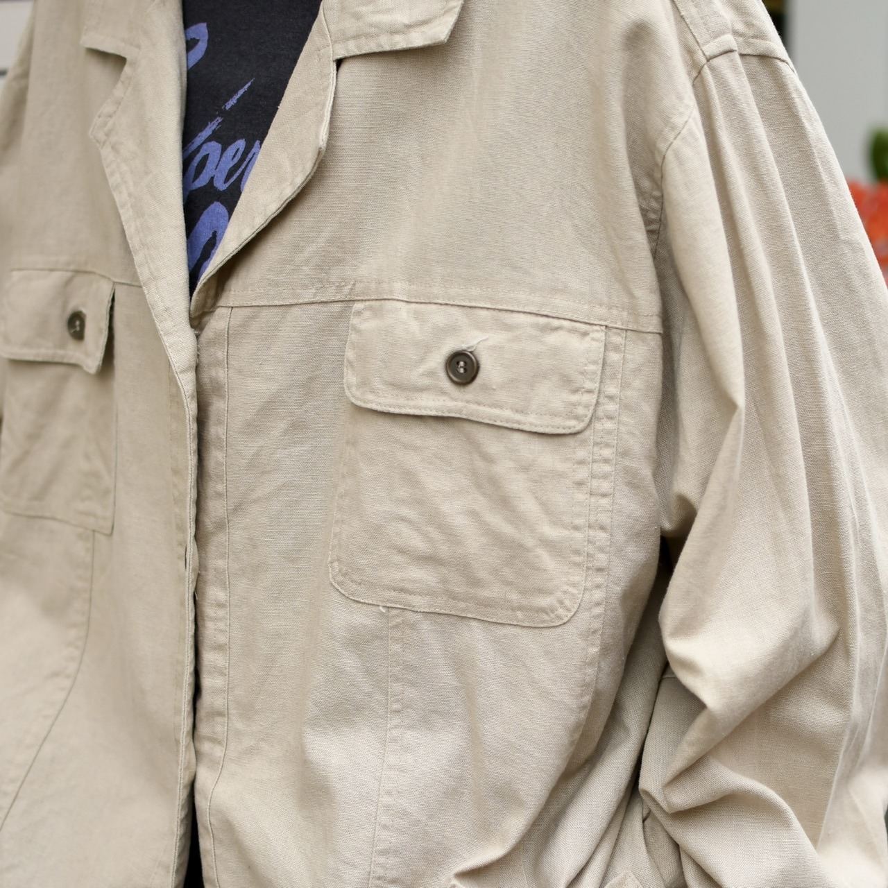QUEEN SIZE linen tracker jacket