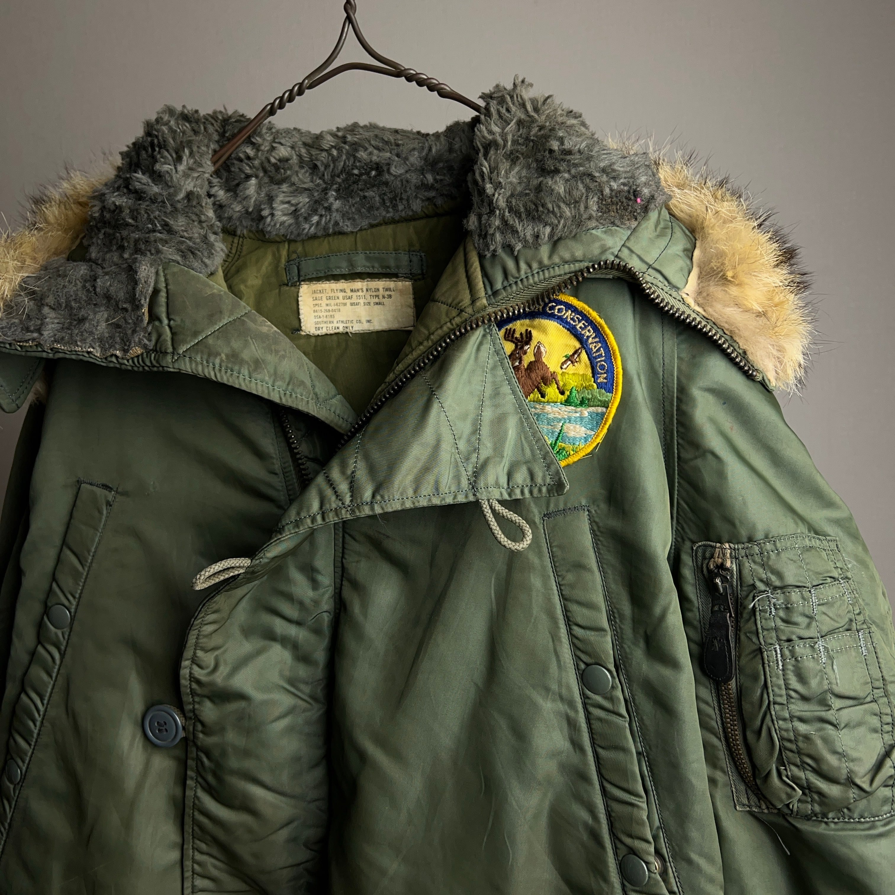 60's USAF N-3B Flight Jacket 6279F SIZE SMALL 60年代 米空軍