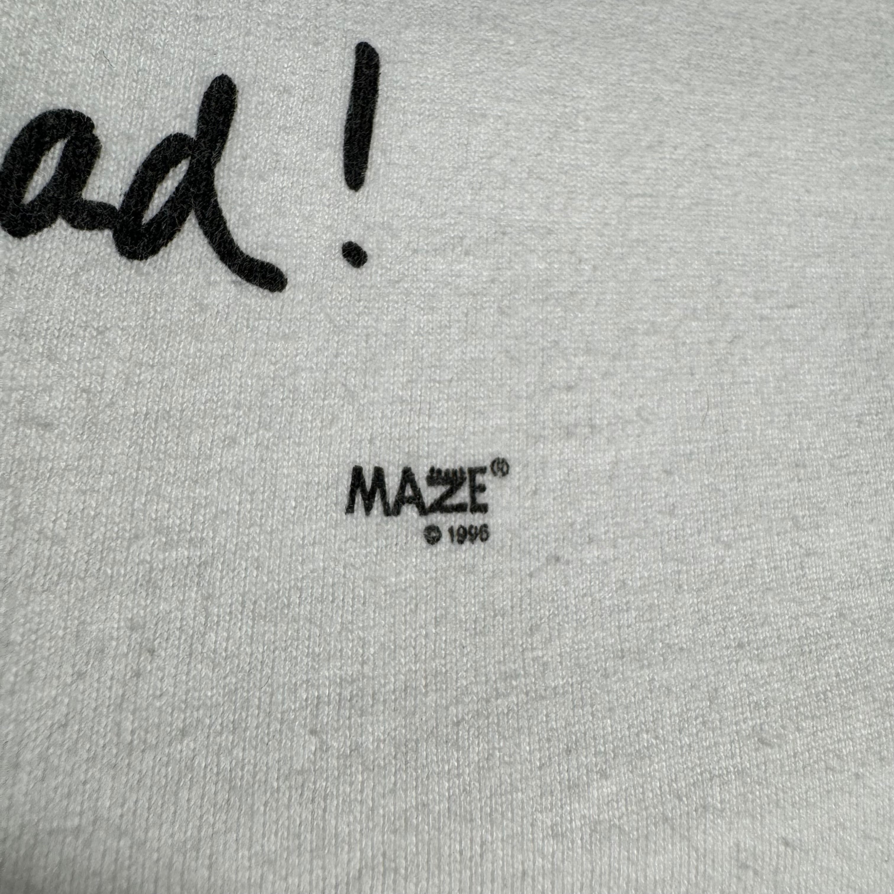 アートT】希少 90s MAZE veg.head！ ART Tシャツ 白 L | L.I.F 