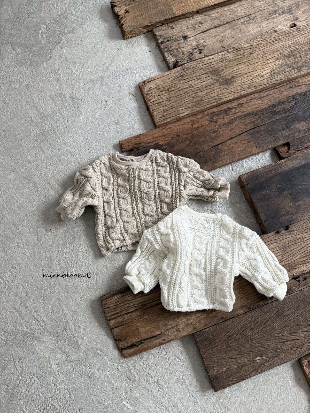 予約⌇mienBloom.b / Cable Knit T