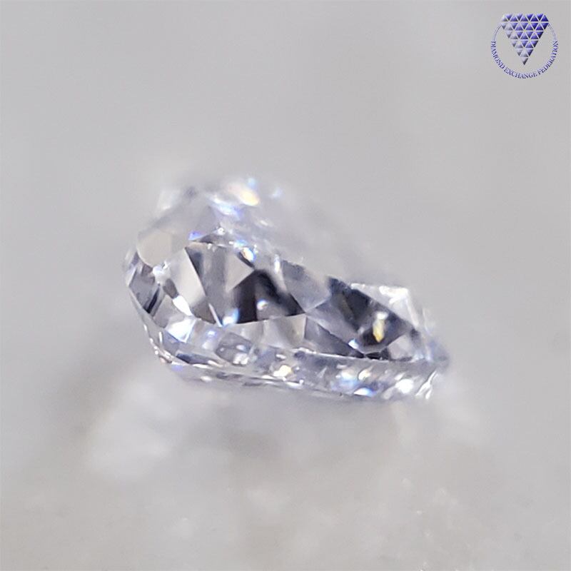 0.037 ct Fancy Light Gray Violet SI1 CGL 天然 ダイヤモンド ルース ...