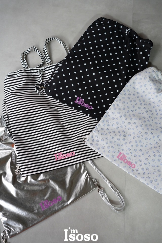 I'M SOSO KNAPSACK【border pattern】