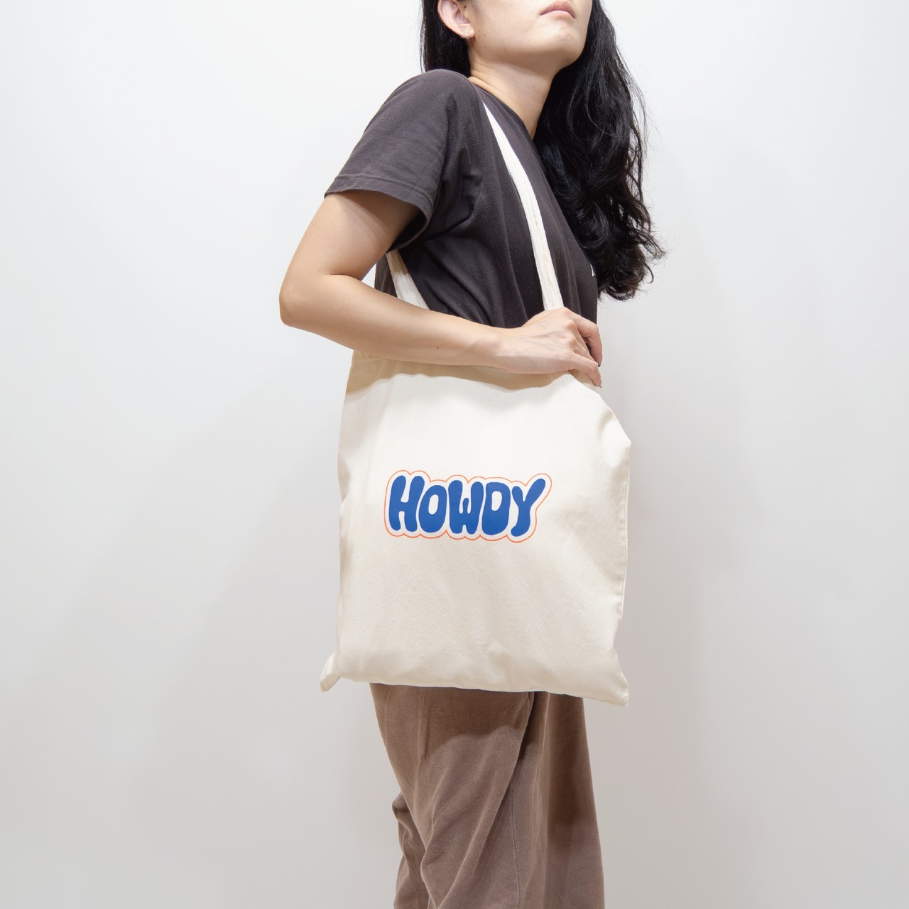 HOWDY Flat TOTE [ナチュラル]