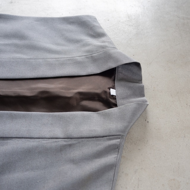 unknown used Silk wool Sleeve less HANTEN