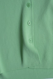Marimekko apple green v neck cardigan