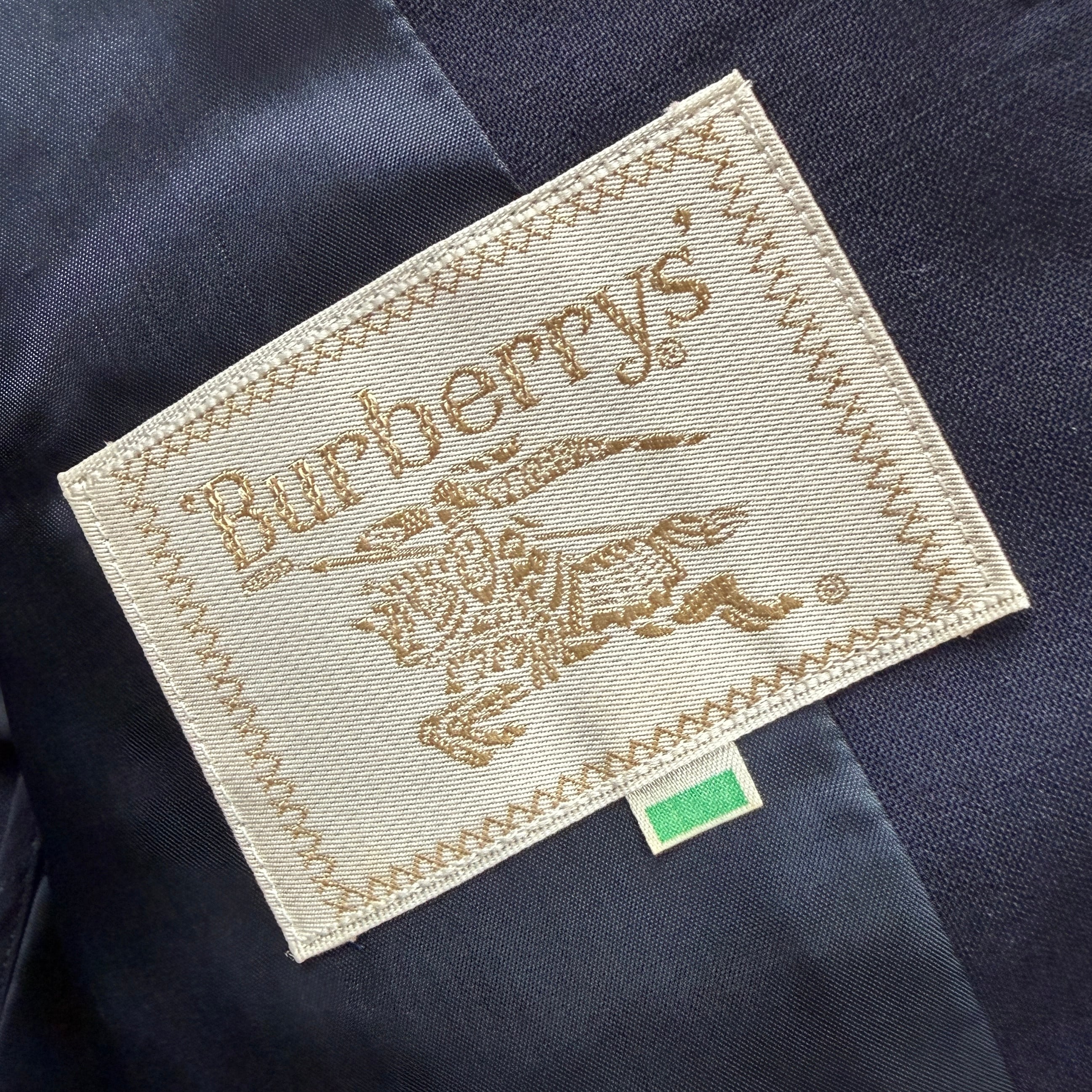 英国製 90s vintage Burberrys バーバリー 紺ブレ 50XL BURBERRYS】90s jacket バーバリー ブレザー 紺ブレ レディース | no