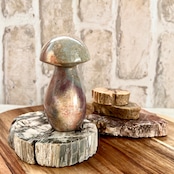 オーシャンジャスパー*マッシュルーム102*きのこ*天然石カービング*天然石インテリア*置き物