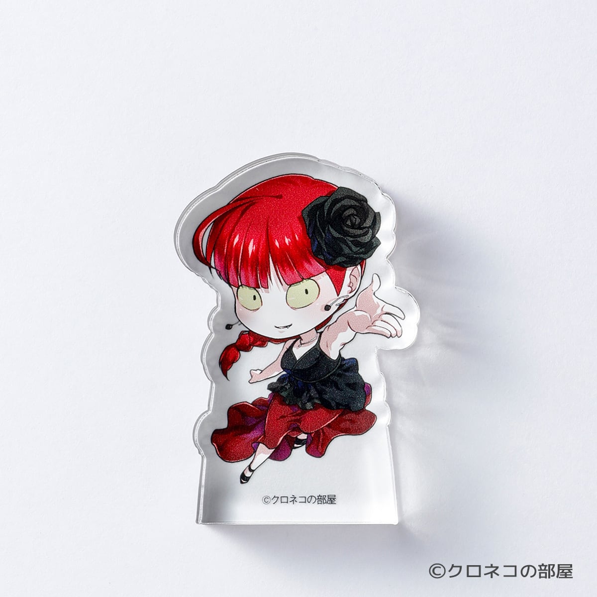 赤い部屋のクロネコ クロネコの部屋】アクリルブロック | キャラfab
