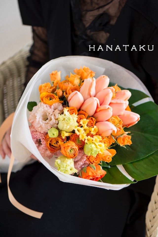 お祝い花束 3 000円の花束を贈る Hanataku 花たく