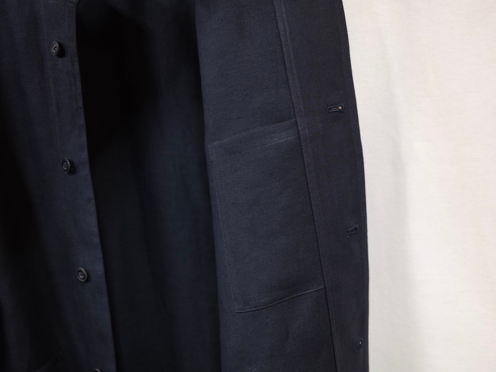 ULTERIOR”L/R TWILL WORK SH-JKT NAVY” | Lapel online store