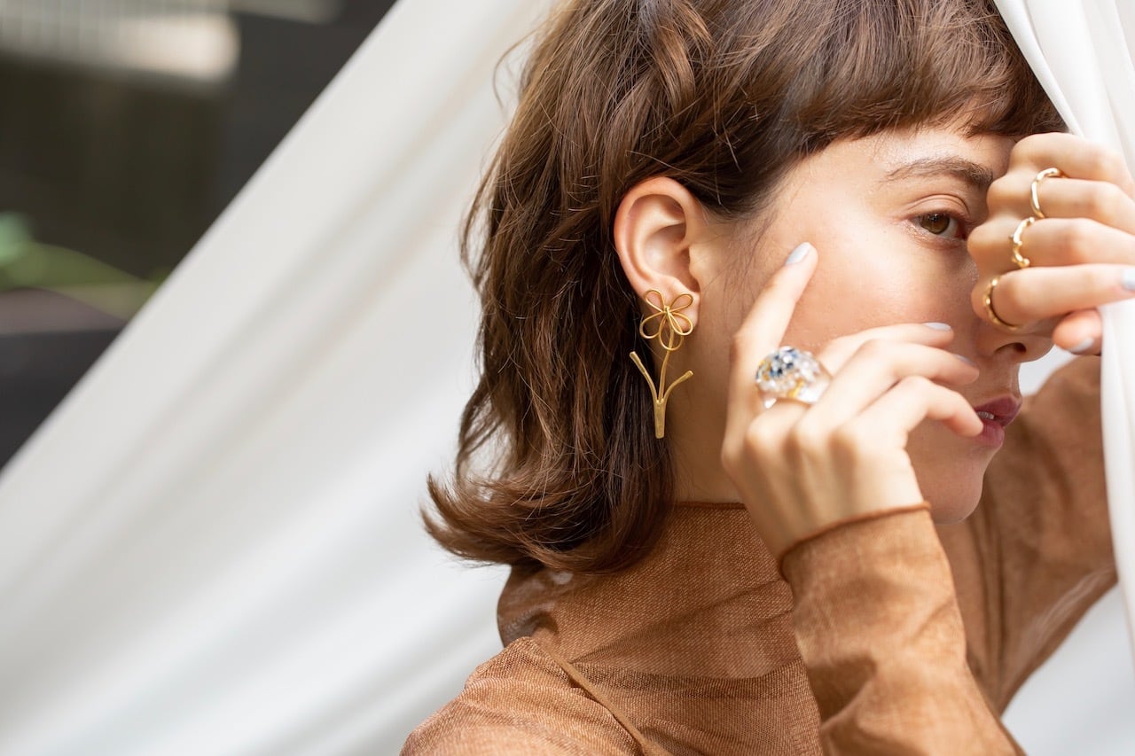 Iris】アイリス ピアス（S2118） | STRI ストリ -costume jewelry-