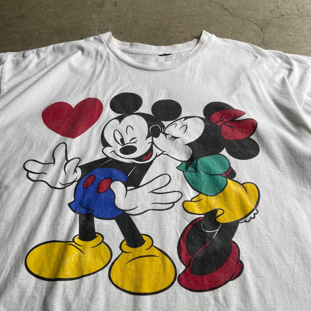ビッグサイズ 90年代 Disney ディズニー ミッキーマウス＆ミニーマウス 