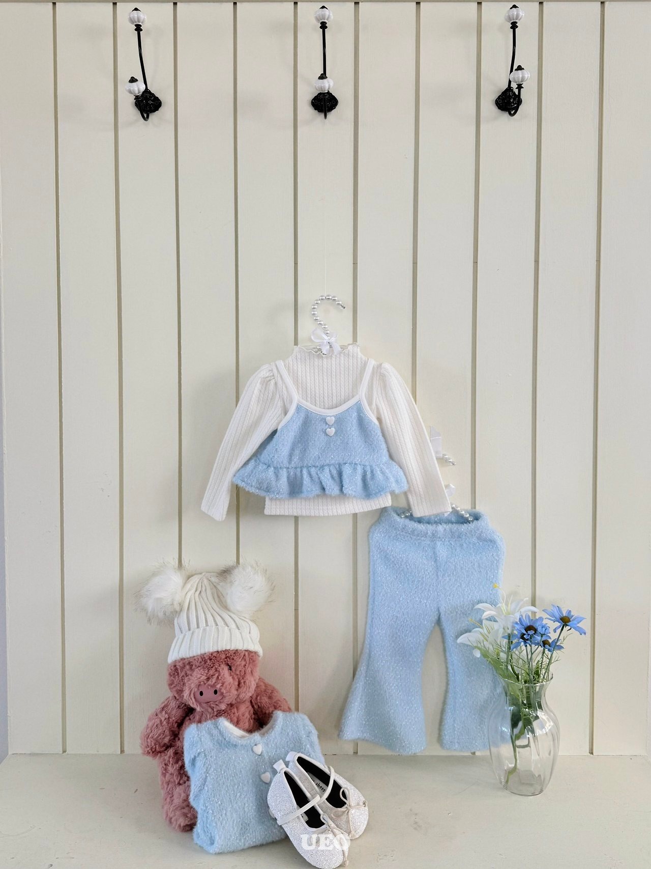 UEO［取寄］popo heart cardigan set 26winter