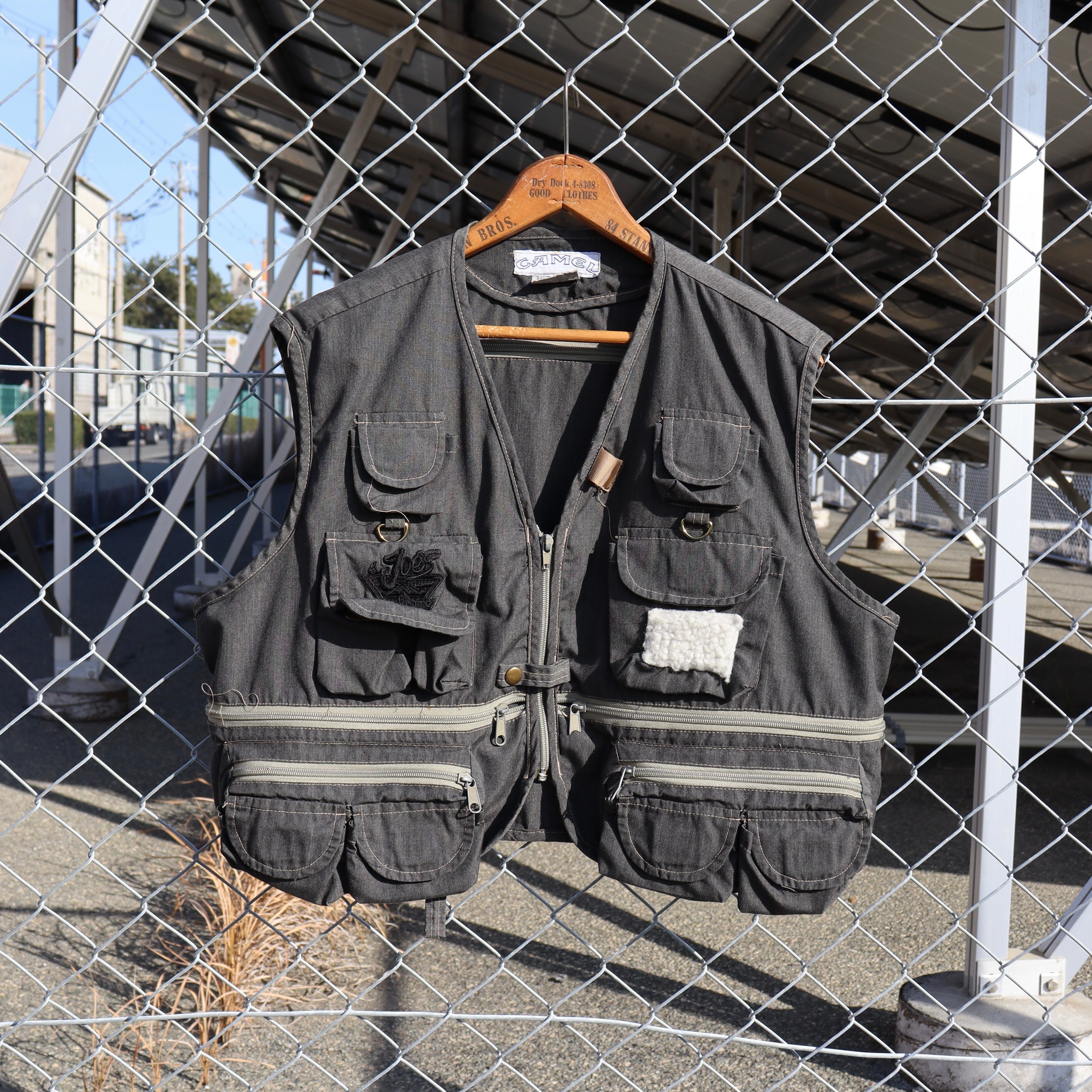Early 90s “Eddie Bauer” fishing vest jacket 90年代黒タグ エディ