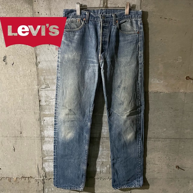 〖LEVI’S〗501XX 90's made in USA straight denim pants/リーバイス 501xx アメリカ製 90年代 ストレート デニム パンツ/lsize/#0312