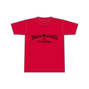 Tシャツ（赤地×黒文字  S/M）