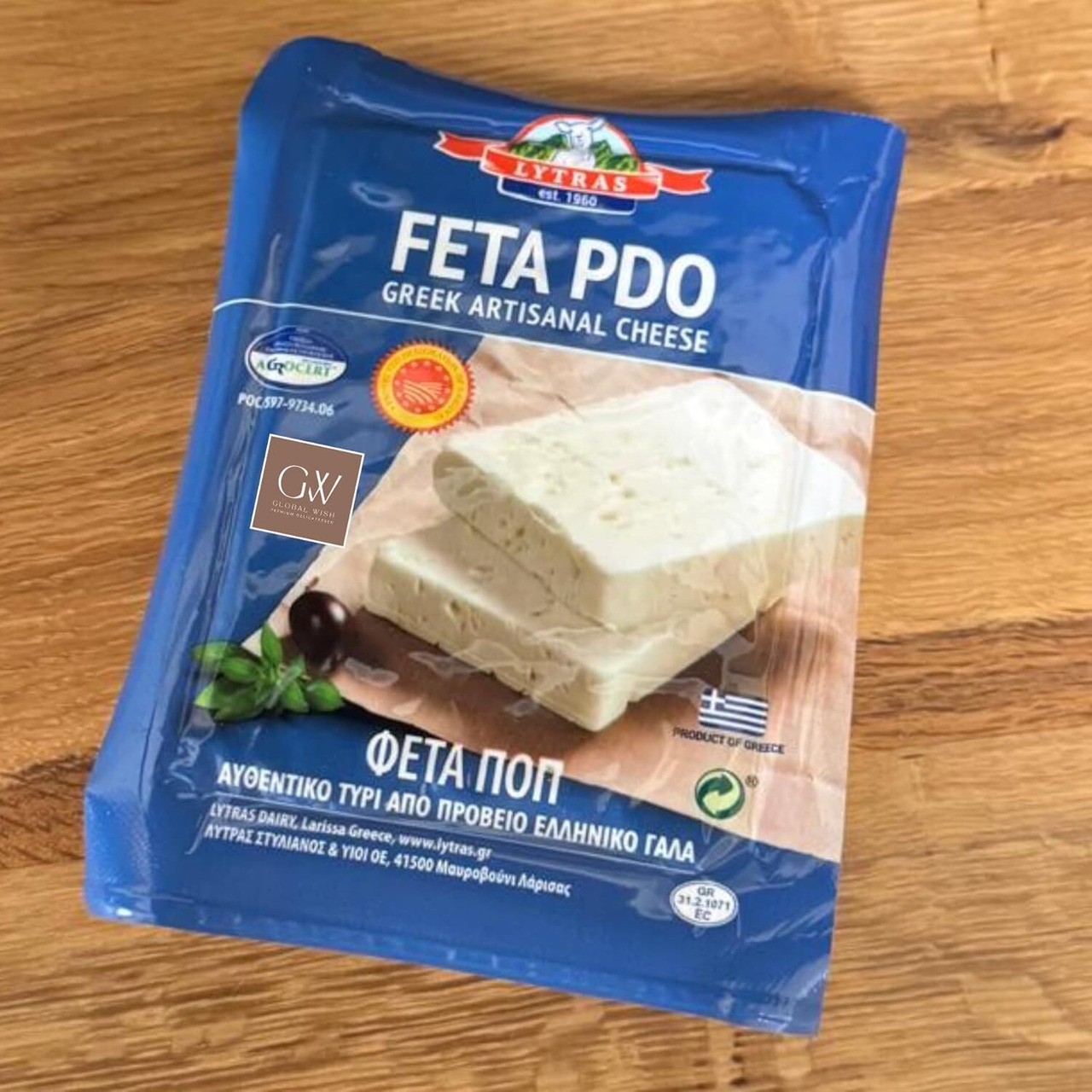 フェタチーズ DOP ギリシャ産|グラスフェッド羊乳使用|老舗リトラス社製|伝統製法の本格プレミアムチーズ 200g Feta Cheese DOP from Greece|Made with Grassfed Sheep’s Milk|Crafted by Historic LYTRAS Dairy|Traditional Premium Cheese|200g