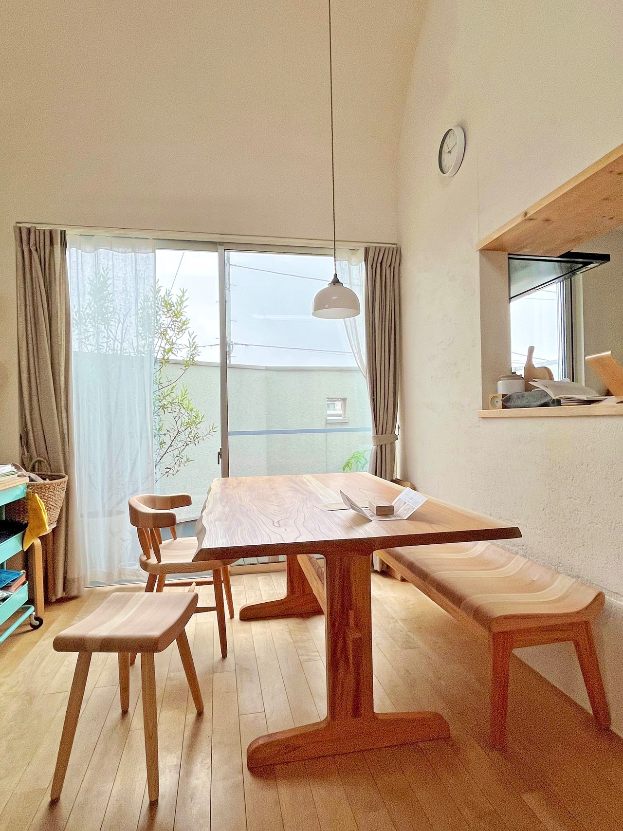 紀州スギのいすベンチ W1400サイズ