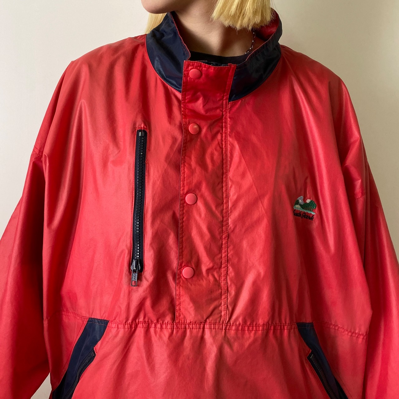 80年代 ビンテージ ”IZOD CLUB” ラコステ LACOSTE ナイロン ハーフ 