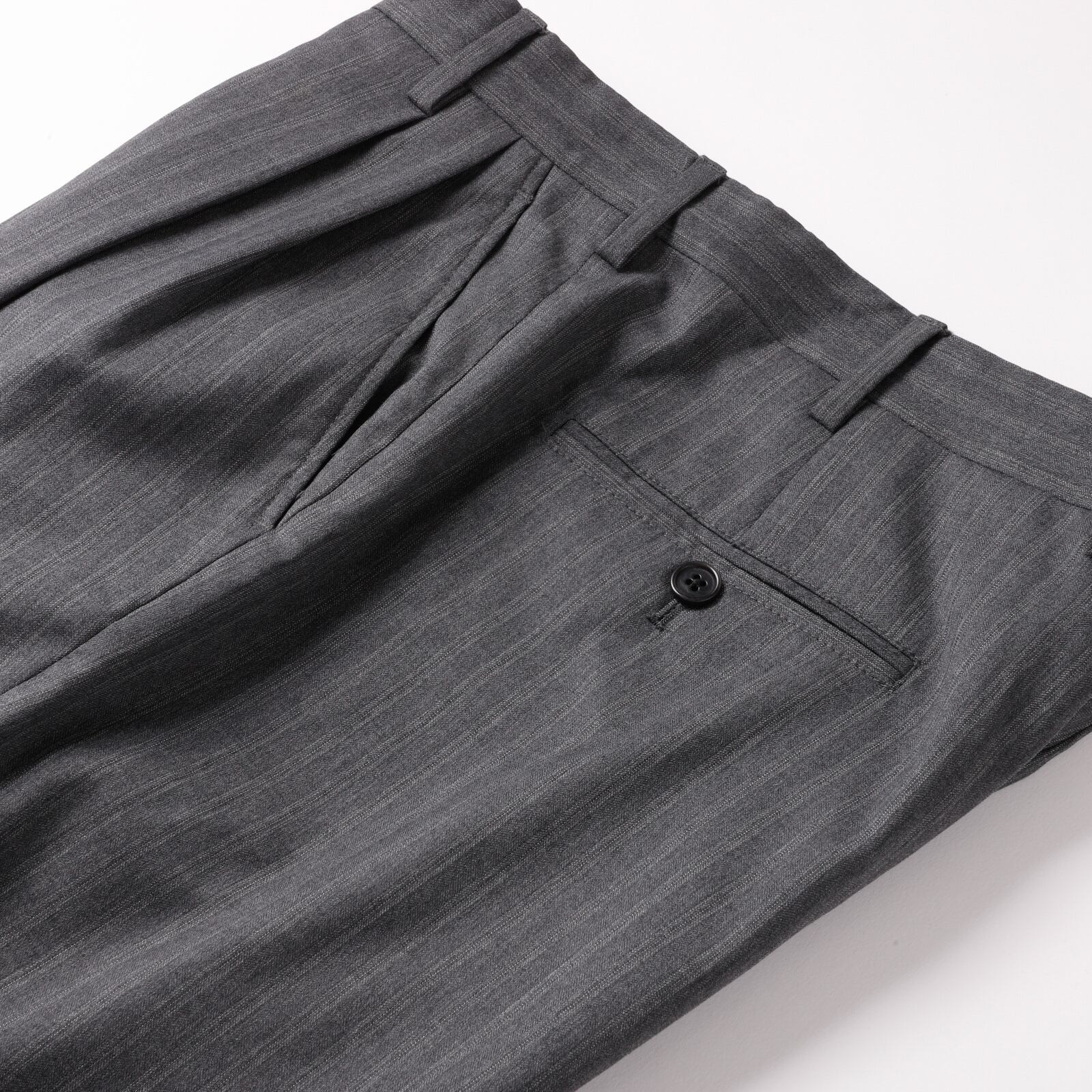 極美品】Brooks brothers special wool slacks pants W33 gray stripe