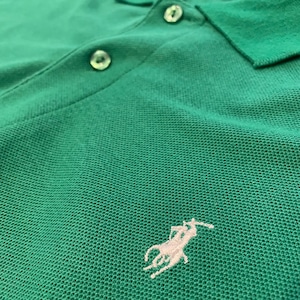 【POLO RALPH LAUREN】ビッグサイズ ポロシャツ XXXL ワンポイント 刺繍ロゴ ポロ ラルフローレン US古着 アメリカ古着