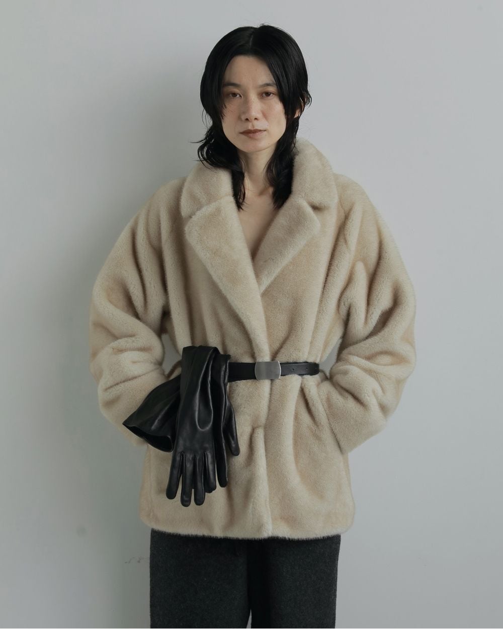 anuke アンヌーク Eco Minkfur Jacket 62520101 | ANERCA & L.I.V