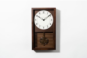 振り子時計 LATTICE PENDULUM CLOCK　【DARK BROWN】