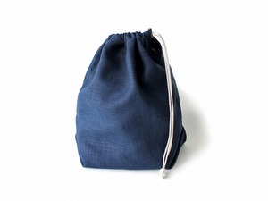 Kinchaku Basic L リネンキャンバス ネイビー