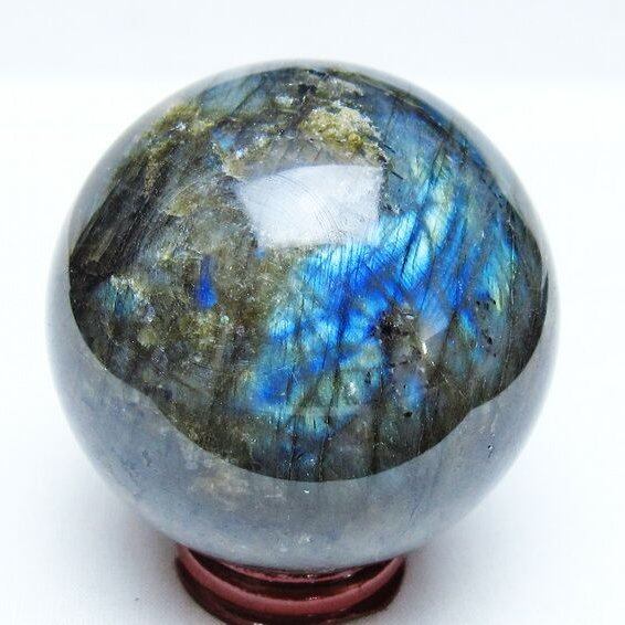 ラブラドライト 丸玉 69mm スフィア 一点物 151-9198