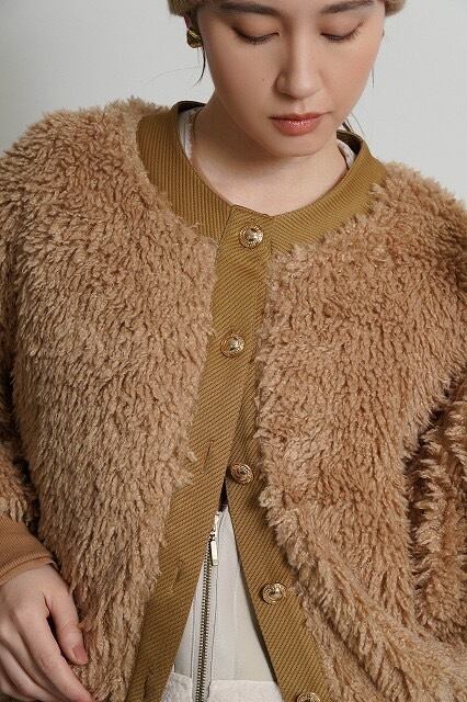 シャギーボアドロストブルゾン 604518 CYAN TOKYO シアントーキョー 9月中旬~10月上旬入荷予定 4月展示会