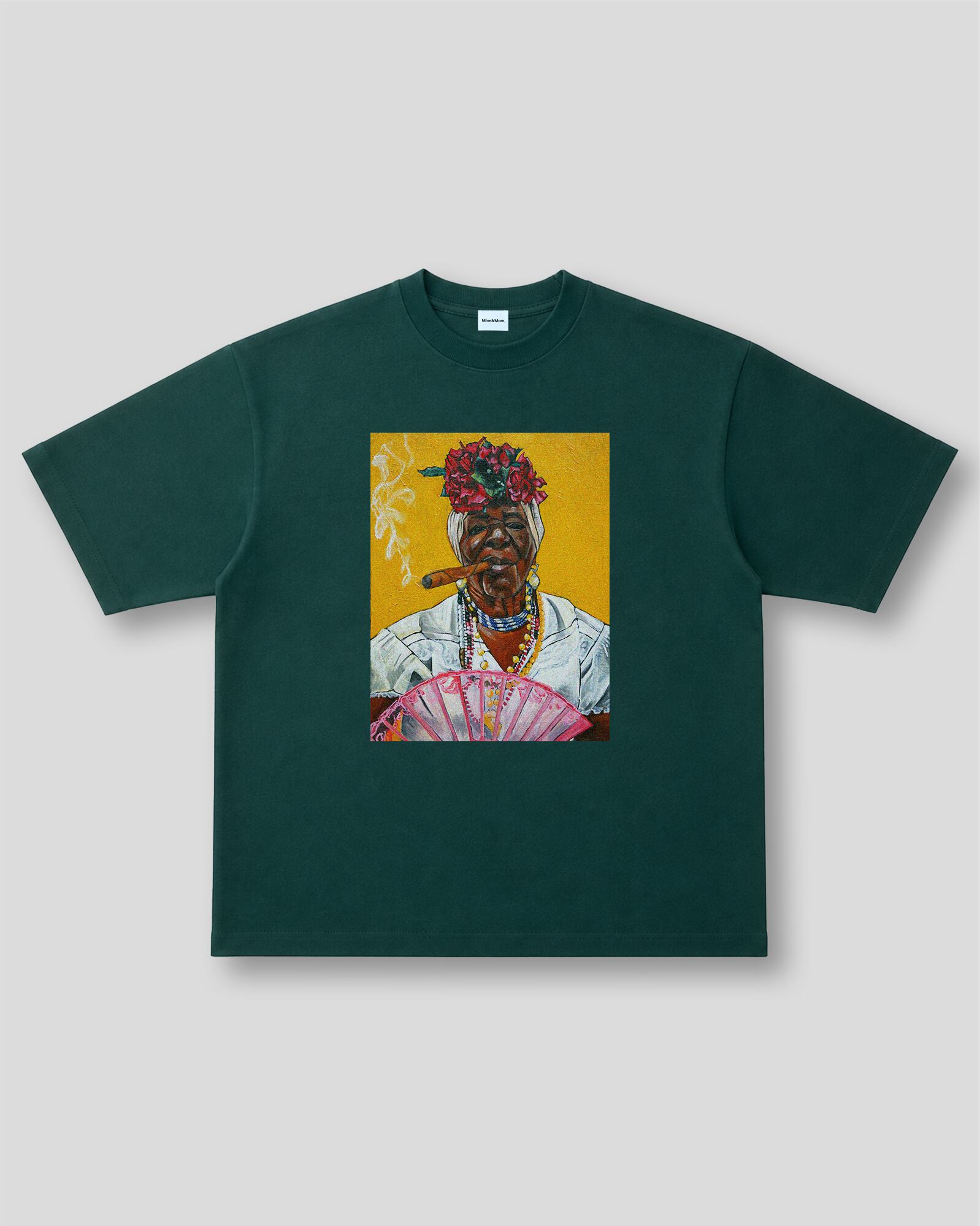LP MM "CUBAN WOMAN" S/S TEE GREEN