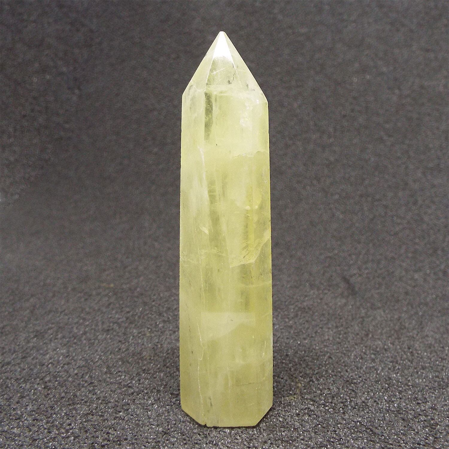 約877g 天然石 フローライト 蛍石 六角柱 ポイント 原石 置物