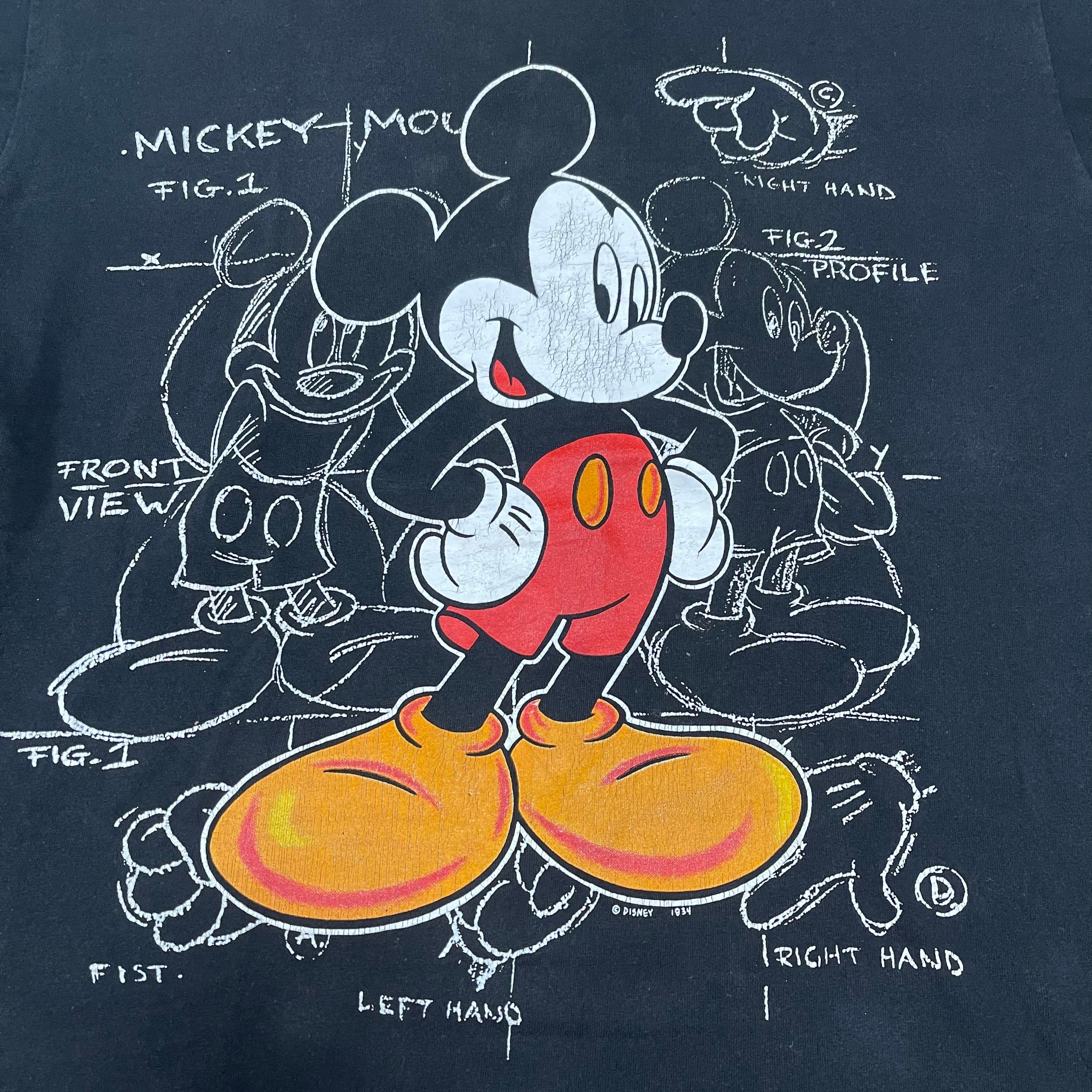90年代　USA製　ディズニー　ミッキーマウス　XLサイズ　ヴィンテージTシャツ
