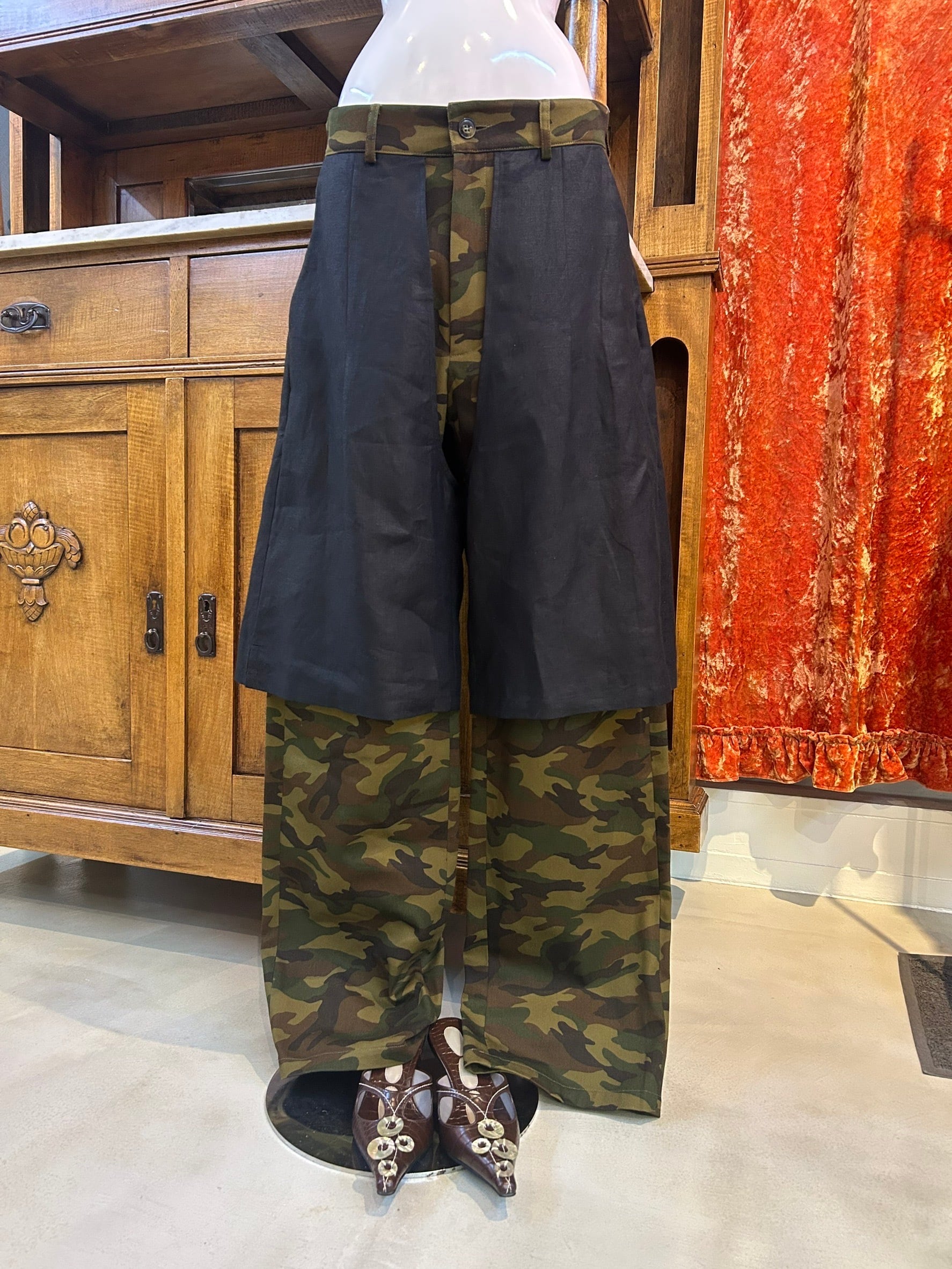 STRONGTHE muay trousers / camo×black