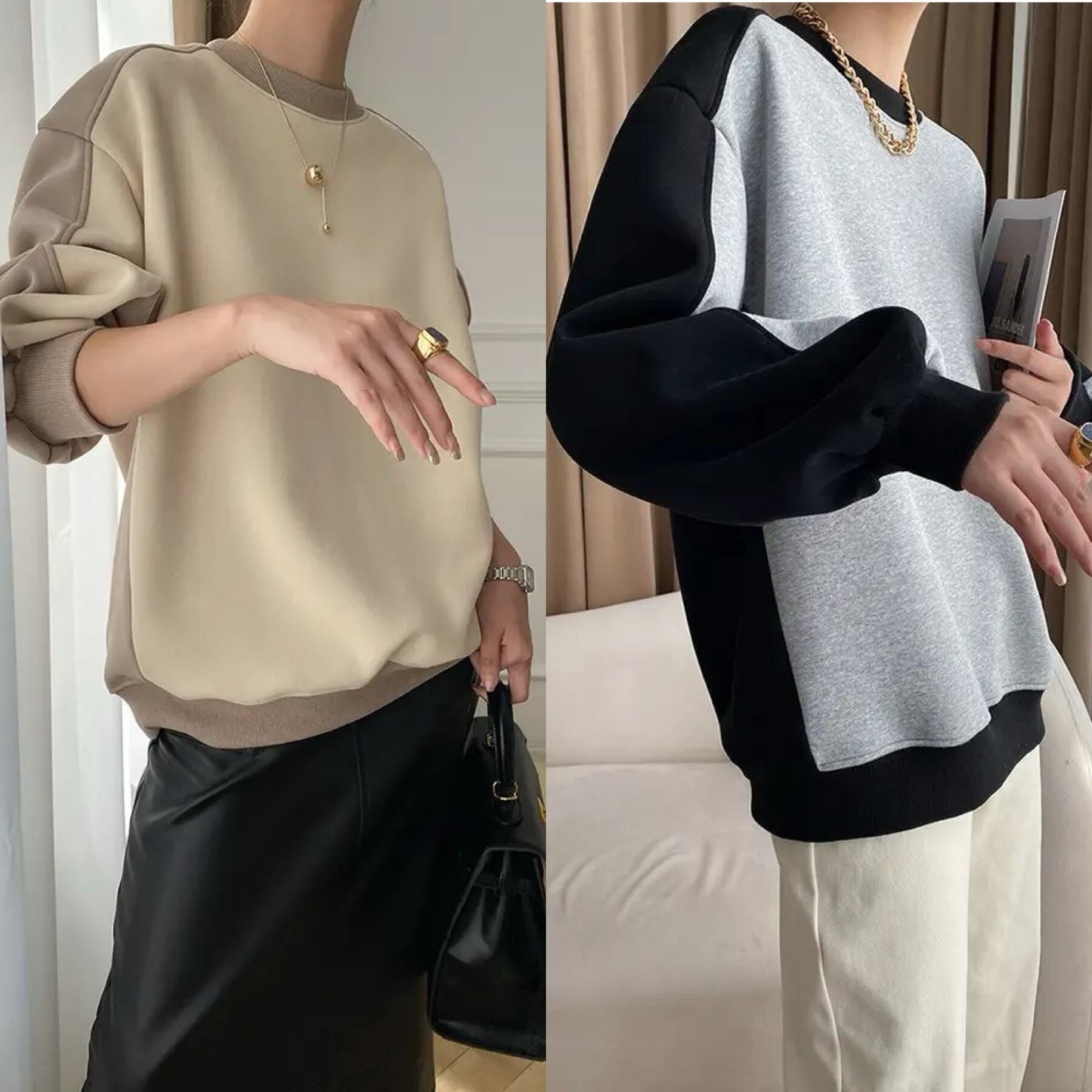 2color / バイカラースウェット