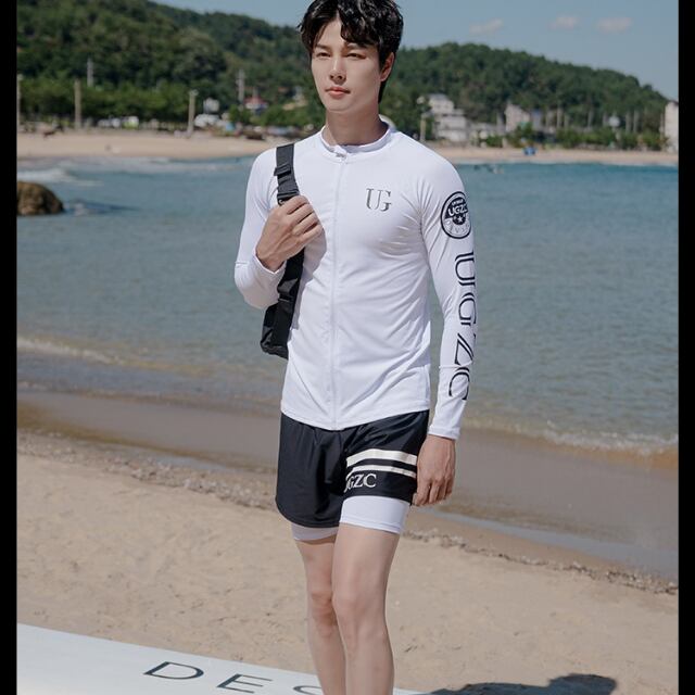 予約販売】水着 カップル水着 5点セット ペアルック メンズ レディース