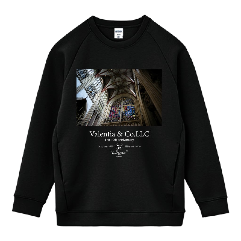 LIFEMAX 10oz ドライストレッチクルーネックトレーナー