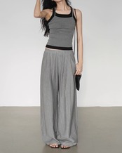 Drape easy wide Pants　N1165
