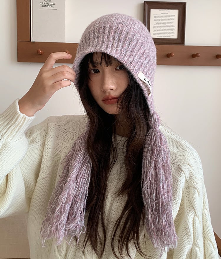 ハット】タッセルニット帽 | NovemBirth